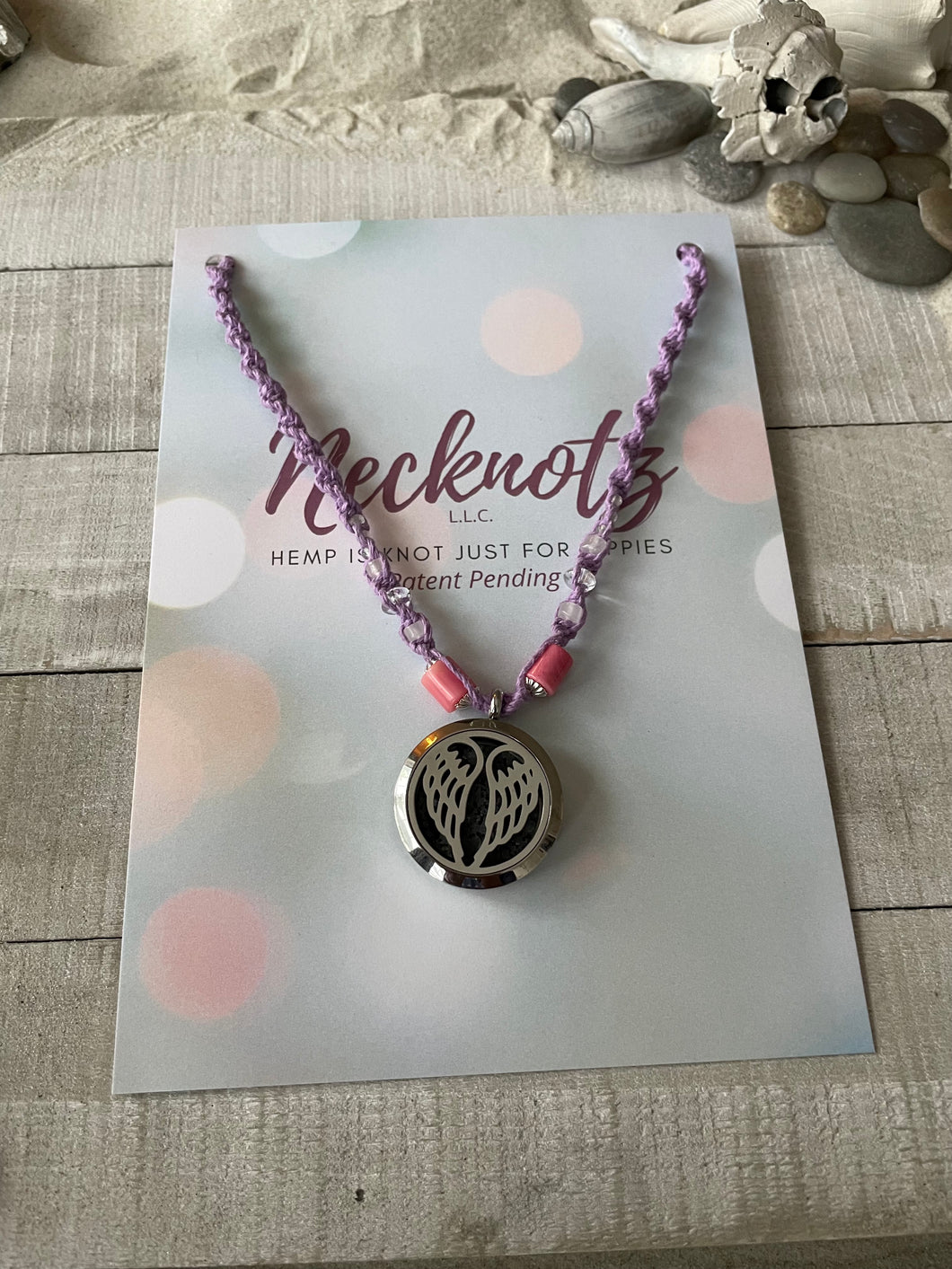 Take Flight Essential Oil Necklace Lavender (Patent Pending)